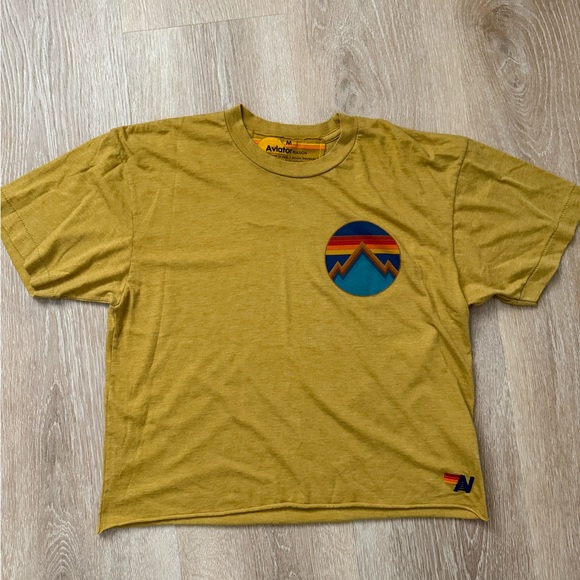 Aviator Nation All Season Boyfriend Tee Size Medium Pristine Condition Worn Once - Picture 1 of 4